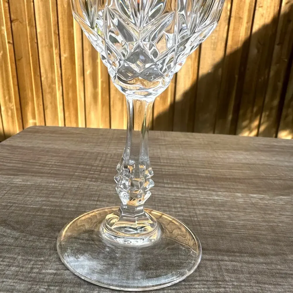 Capri Crystal Collection JMP Marketing Retired Crystal Wine Glasses-Italy-Set 9